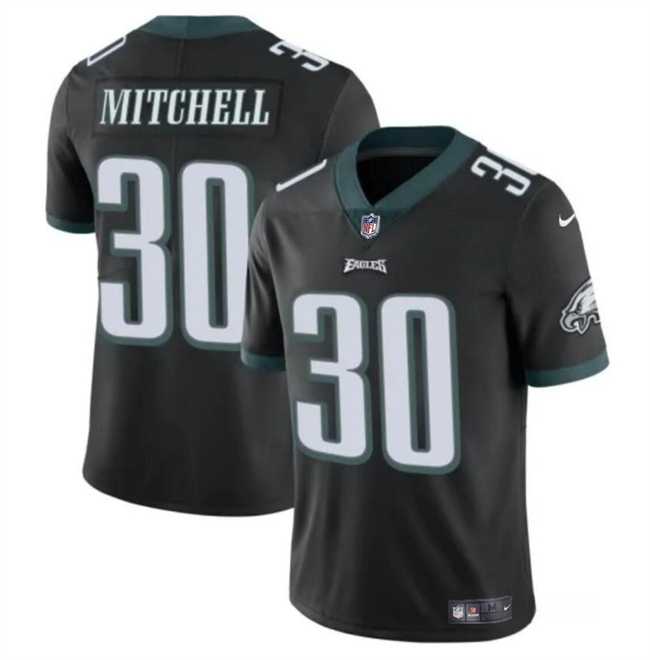 Men & Women & Youth Philadelphia Eagles #30 Quinyon Mitchell Black 2024 Draft Vapor Untouchable Limited Stitched Jersey->philadelphia eagles->NFL Jersey